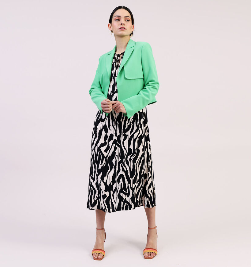 comma Groene Cropped Blazer (327311)
