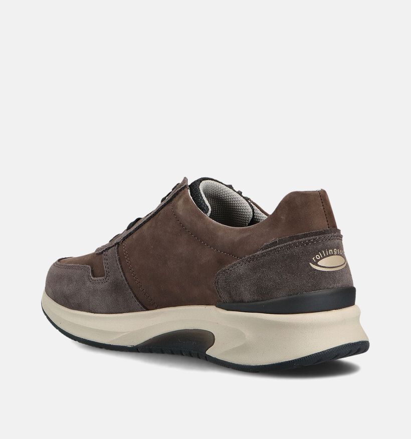 Pius Gabor Bruine Rits-Veterschoenen voor heren (363670) - geschikt voor steunzolen