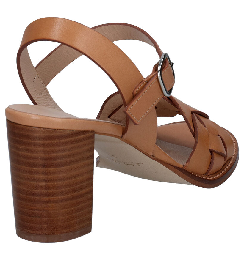 JHay Cognac Sandalen in leer (289500)