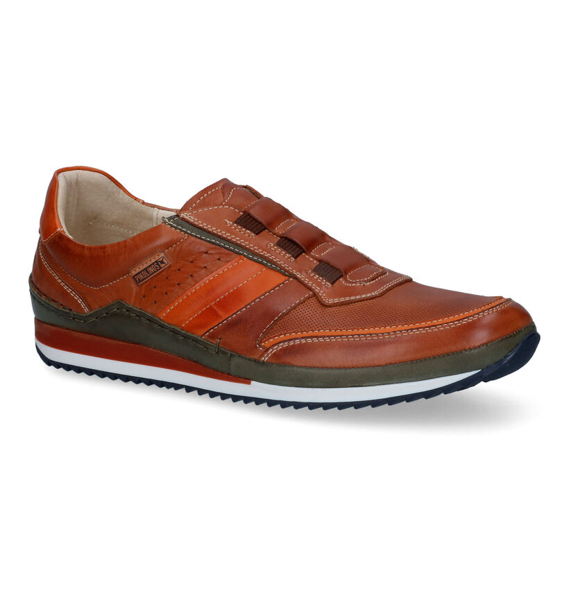 Pikolinos Liverpool Chaussures sans lacets en Cognac en cuir (308029)