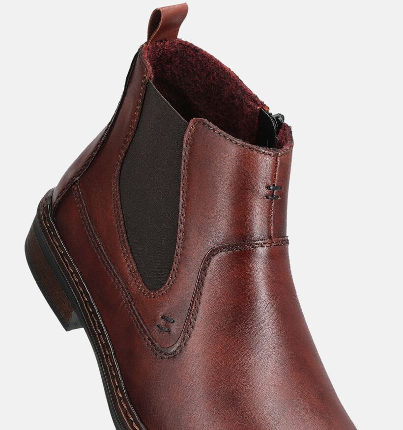 Rieker Bottines Chelsea en Cognac pour hommes (379820)