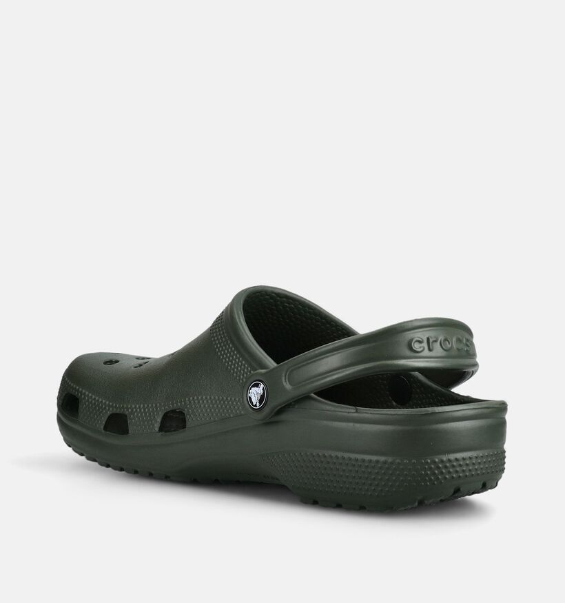 Crocs Classic Claquettes en Vert pour hommes (370918)