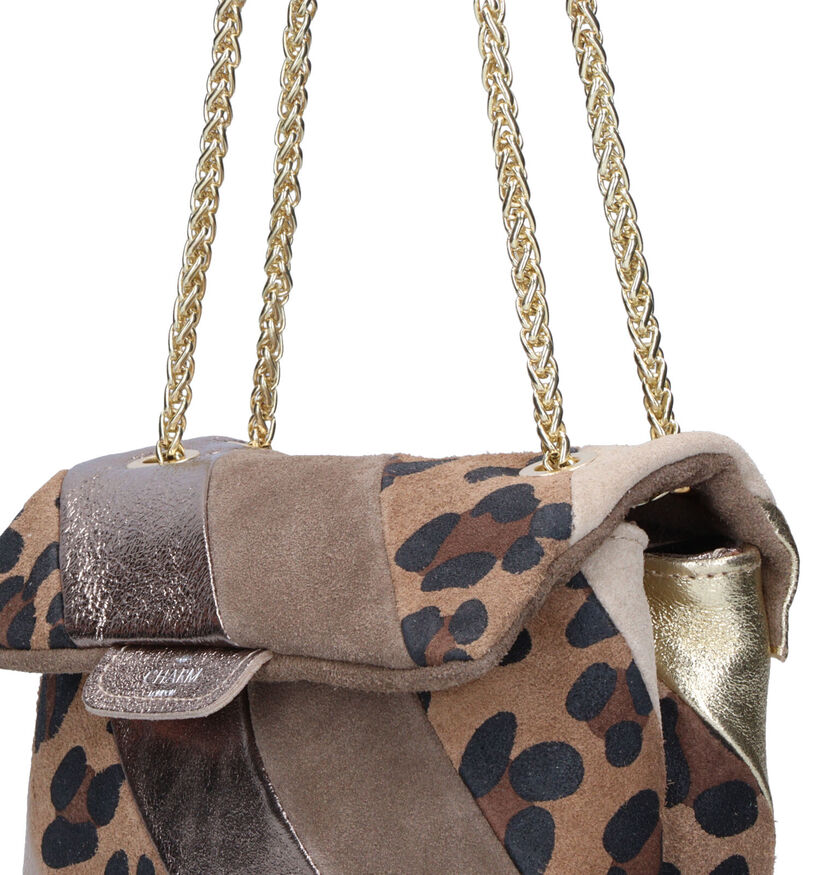 Charm London Elisa Bruine Crossbody tas voor dames (333158)