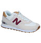 New Balance ML574 Baskets en Bleu en daim (301744)