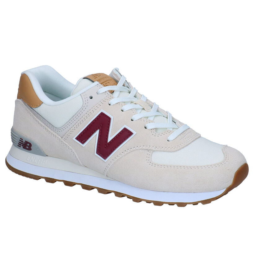 New Balance ML 574 Baskets basses en Gris pour hommes (353357) - pour semelles orthopédiques