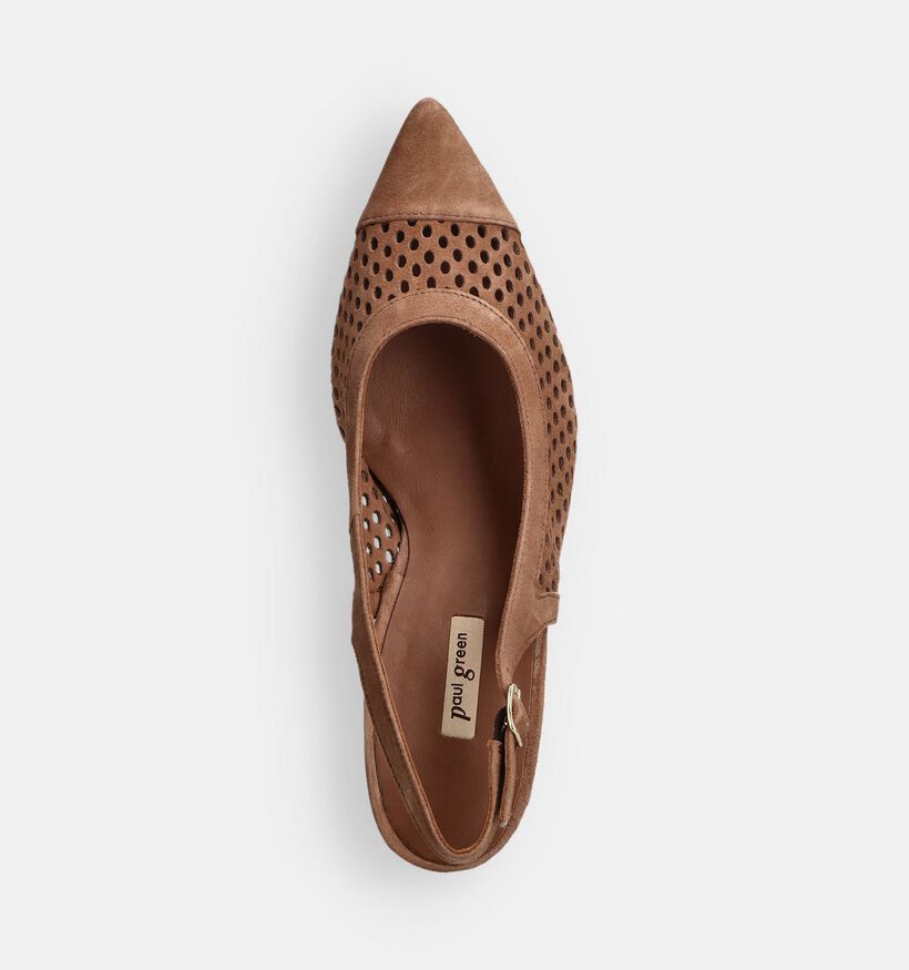 Paul Green Bruine Slingback Pumps voor dames (374115)