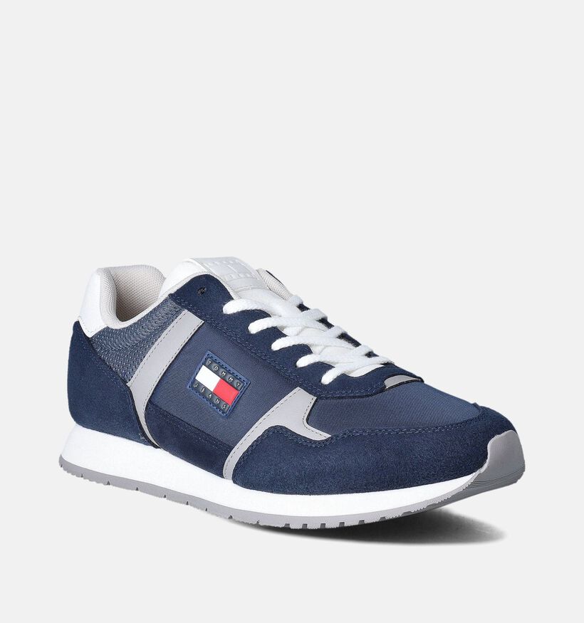 Tommy Hilfiger TJM Runner Chaussures à lacets en Bleu pour hommes (358655) - pour semelles orthopédiques