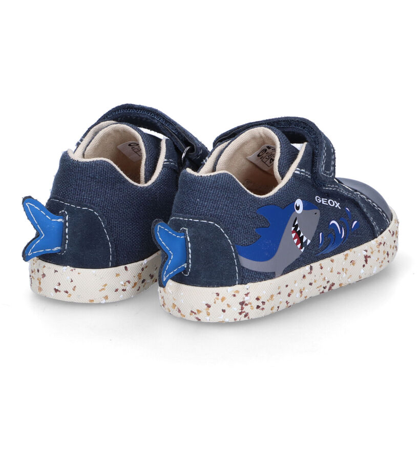 Geox Kilwi Baskets en Bleu en textile (311031)