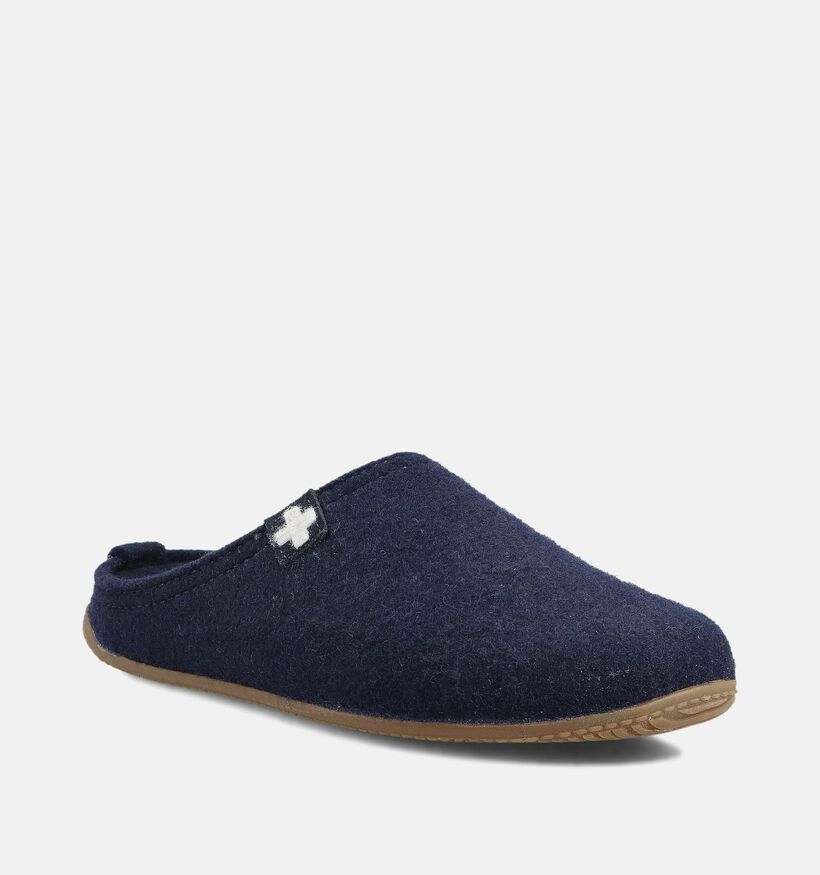 Living Kitzbühel Donkerblauwe Pantoffels voor dames (364880) - geschikt voor steunzolen