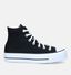Chuck Taylor All Star Platform Zwarte Sneakers in stof (317452)
