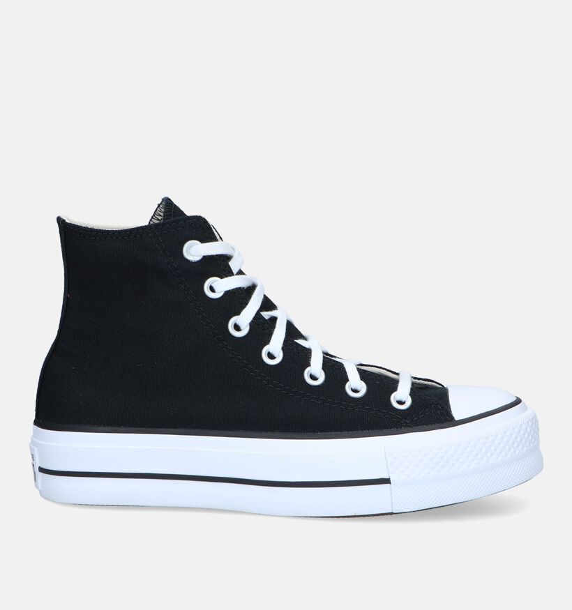 Converse Chuck Taylor All Star Plateform Baskets en Noir pour femmes (335193)