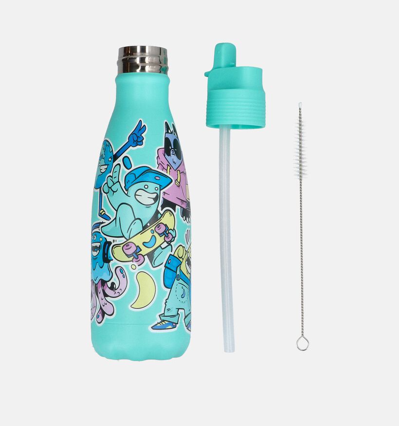 Chilly's Kids Bottle Blauwe Drinkfles 350ml voor meisjes, jongens (383671)