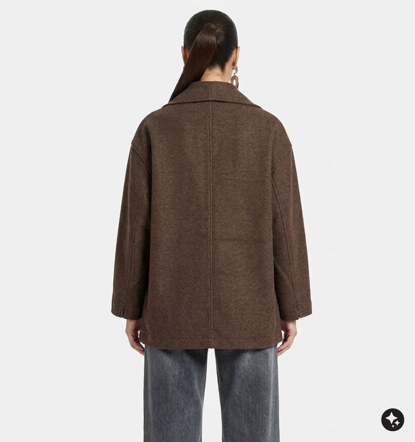Minuit Douze Tzigane Manteau en Marron pour femmes (381868)
