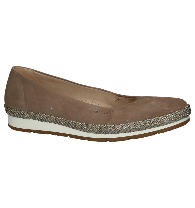 Gabor Ballerines en Taupe en nubuck (245500)