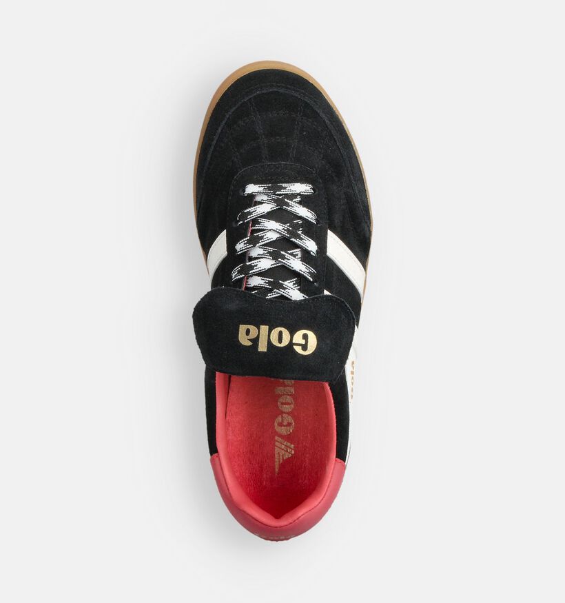Gola Stadia 86 Zwarte Sneakers voor dames (360815) - geschikt voor steunzolen