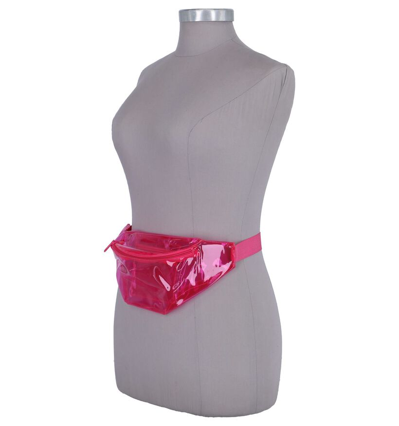 Transparant Roze Heuptasje Dazzle Bumbag Gold, , pdp