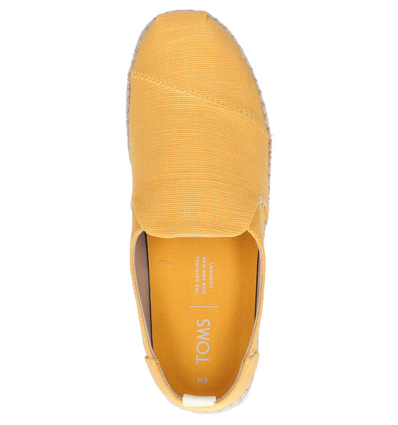 Gele Espadrilles Toms in stof (242111)