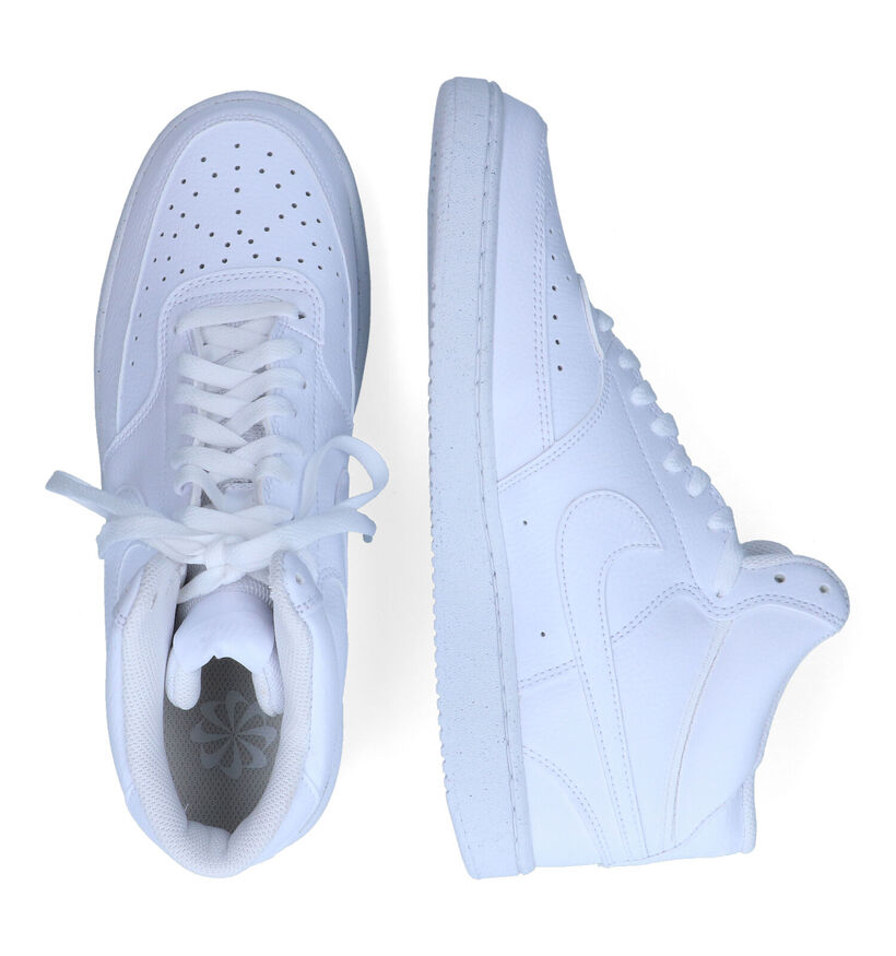 Nike Court Vision Baskets en Blanc pour hommes (316521)