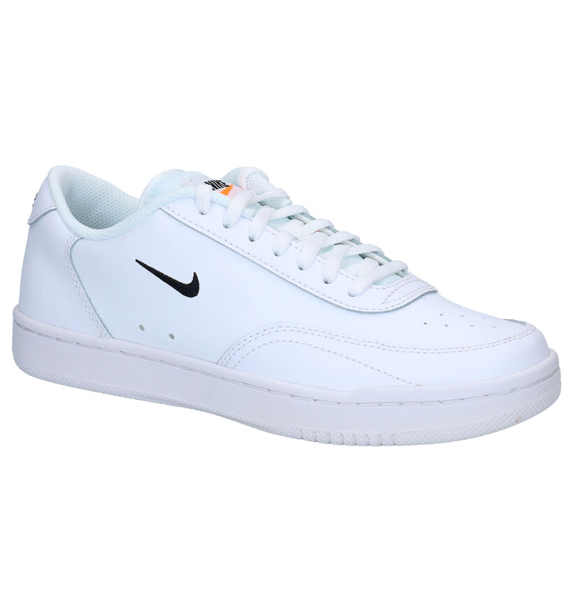 Nike Court Vintage Witte Sneakers in leer (277463)