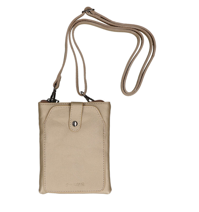 Signatur Roze Crossbody Telefoontasje in kunstleer (325878)