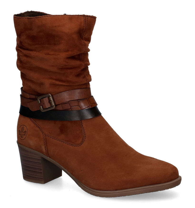Rieker Bottes courtes en Cognac pour femmes (297938)
