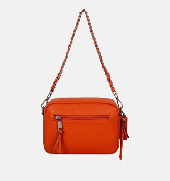 Laurent David Schoudertassen Oranje/Cognac/Blauw