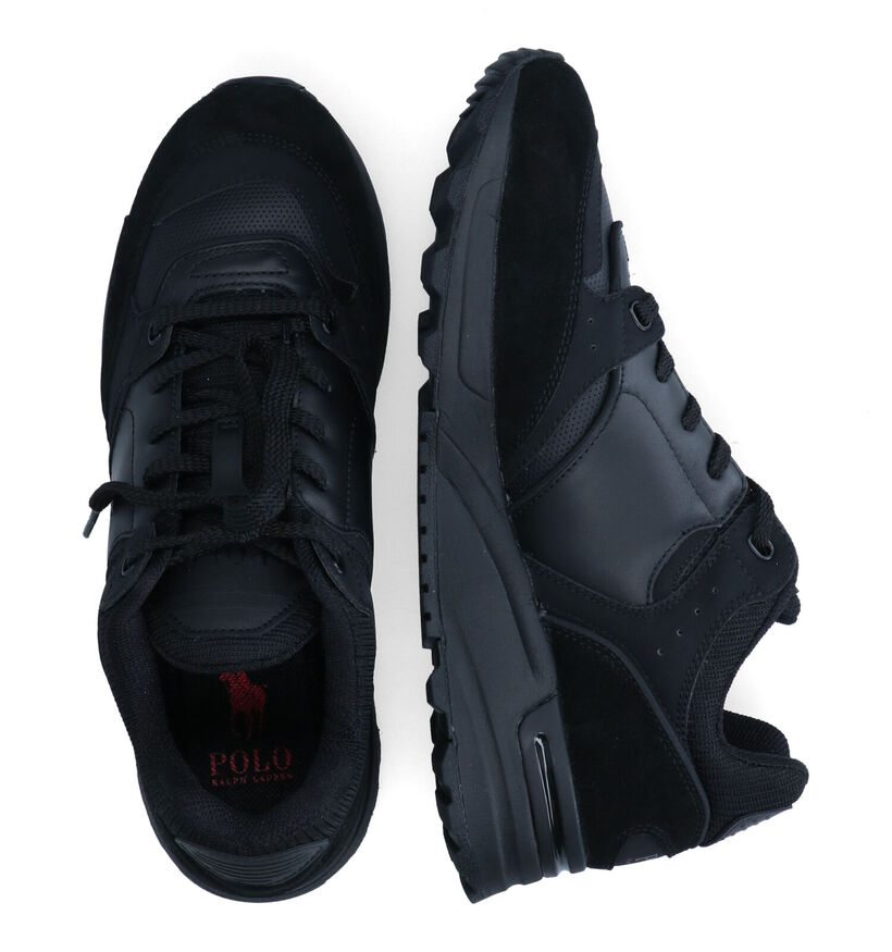 Polo Ralph Lauren Trackstr 200 Zwarte Sneakers voor heren (313112) - geschikt voor steunzolen