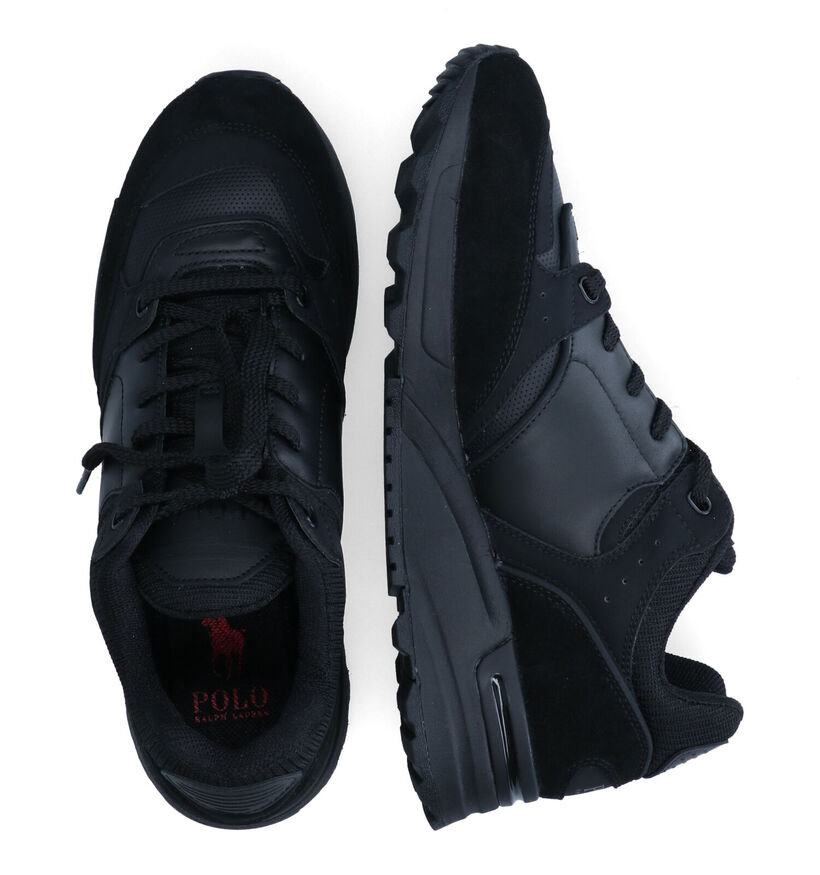 Polo Ralph Lauren Trackstr 200 Baskets en Noir pour hommes (313112) - pour semelles orthopédiques