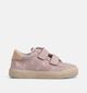 Naturino Eindhoven 2 VL. Suede Embroidery Roze Sneakers voor meisjes (372213) - geschikt voor steunzolen