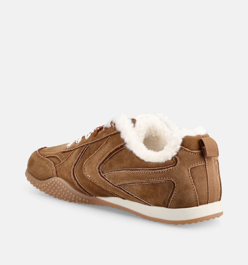 Laurent David Cognac Sneakers voor dames (380980) - geschikt voor steunzolen