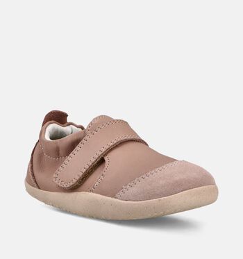 Bobux Xplorer Kruipschoenen Taupe/Marvel Iris/Marvel Rose