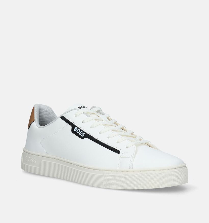 Boss Rhys Tenn Chaussures à lacets en Blanc pour hommes (334554) - pour semelles orthopédiques