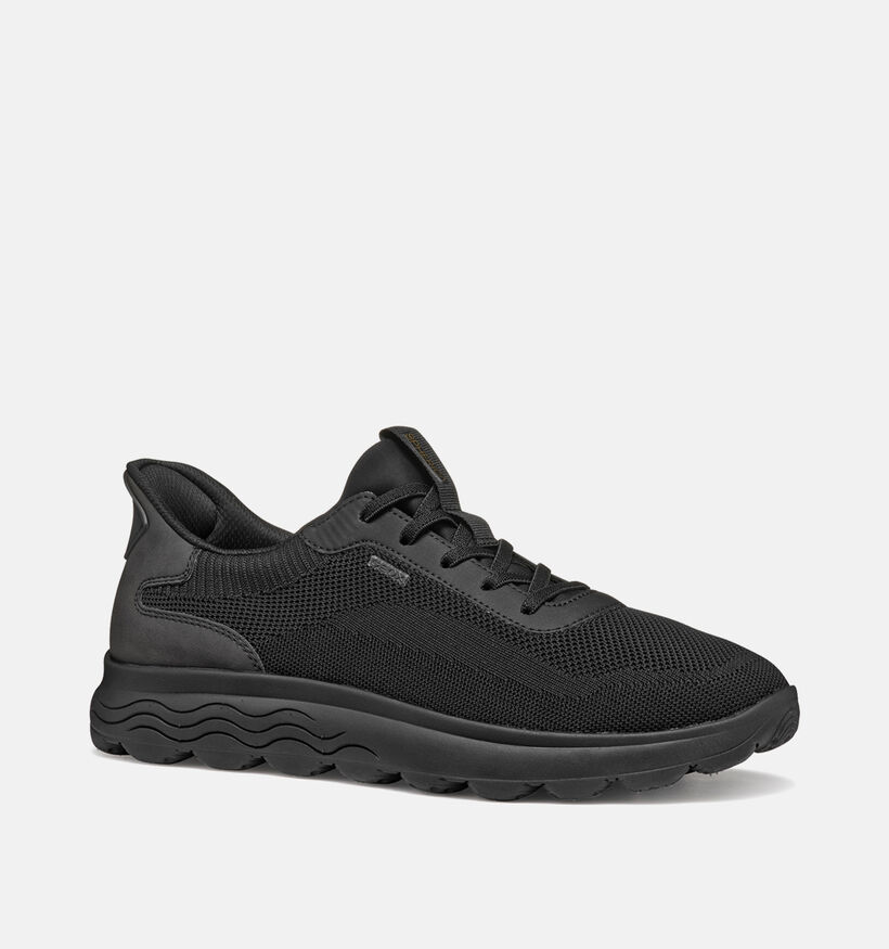 Geox Spherica Plus Chaussures à lacets en Noir pour hommes (351635) - pour semelles orthopédiques