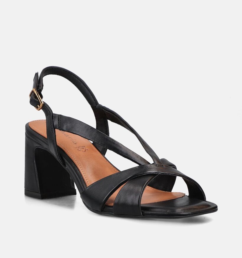 Tamaris Zwarte Sandalen op hak voor dames (371751)