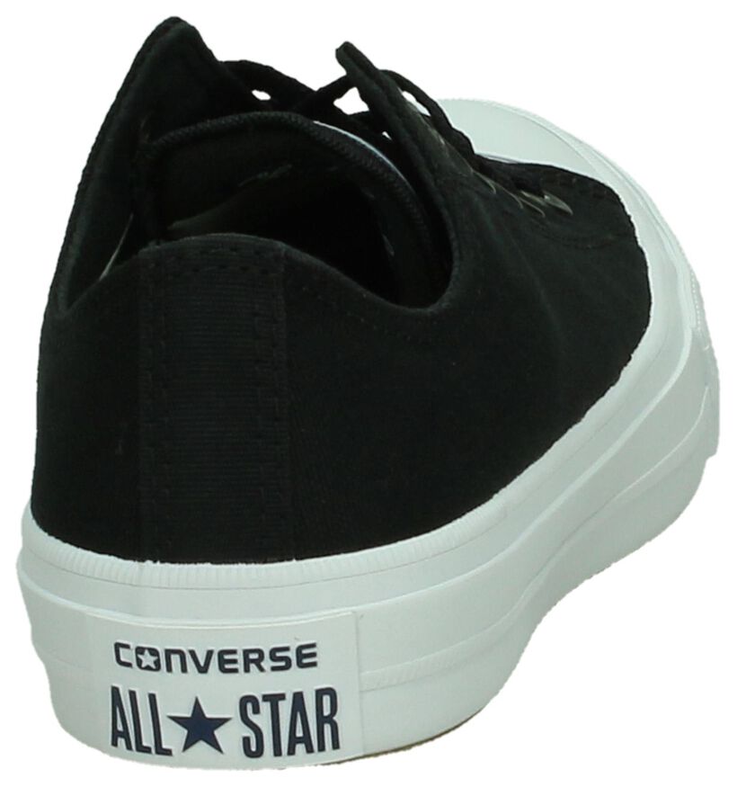 Converse All Star II OX Baskets en Noir en textile (178410)