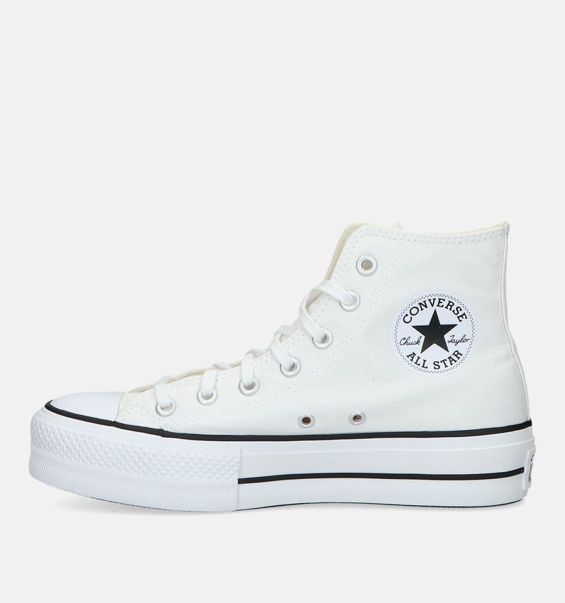 Converse Chuck Taylor All Star Platform Baskets en Blanc pour femmes (327860)