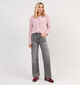 SISTERS POINT Owi Grijze Straight leg jeans voor dames (355142)