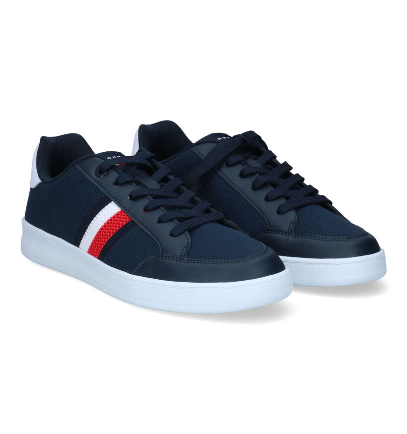 Tommy Hilfiger Retro Chaussures à lacets en Bleu en simili cuir (310852)