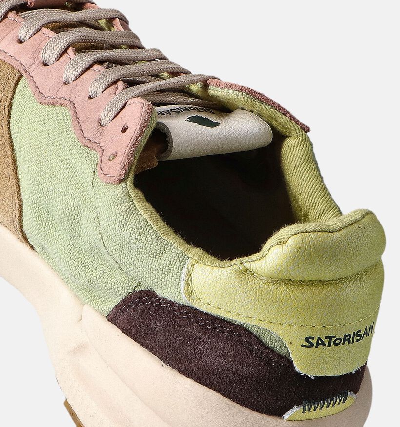 Satorisan Baskets casual en Vert pour femmes (356722) - pour semelles orthopédiques