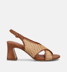 Tamaris Sandales &agrave; talons en Cognac pour femmes (371747)
