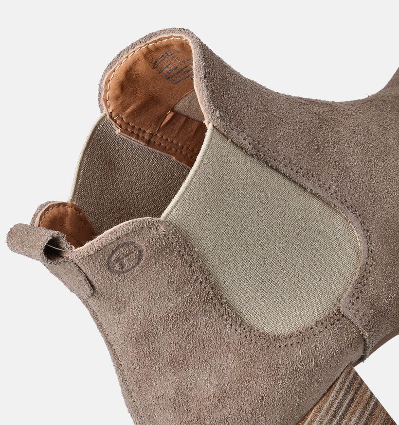 Tamaris Taupe Enkellaarsjes voor dames (357656)