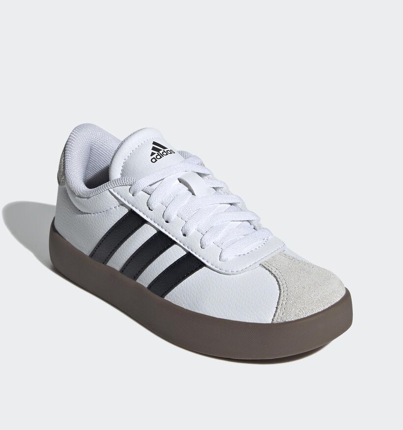 adidas VL Court 3.0 Witte Sneakers voor jongens, meisjes (350110)