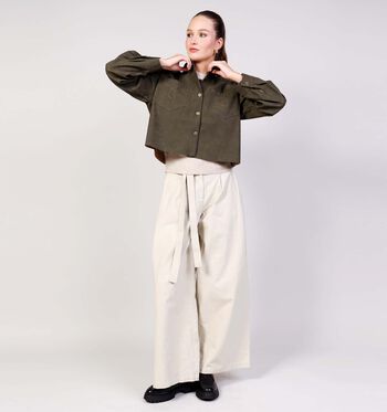 Orfeo Blouses Bruin/Groen