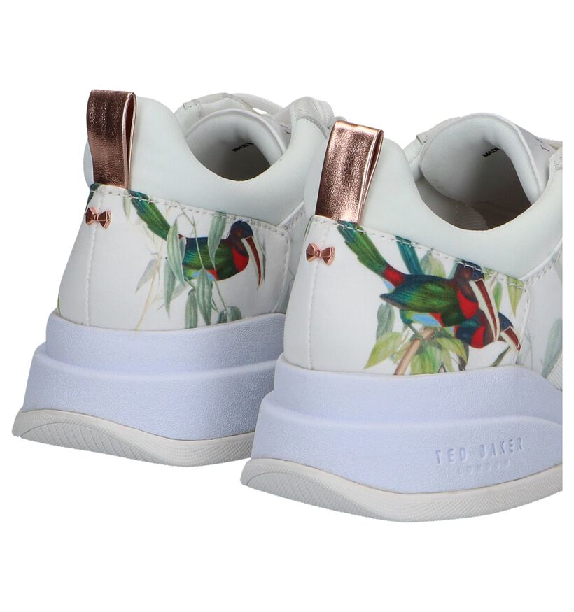 Witte Sneakers Ted Baker Waverdi in daim (249075)