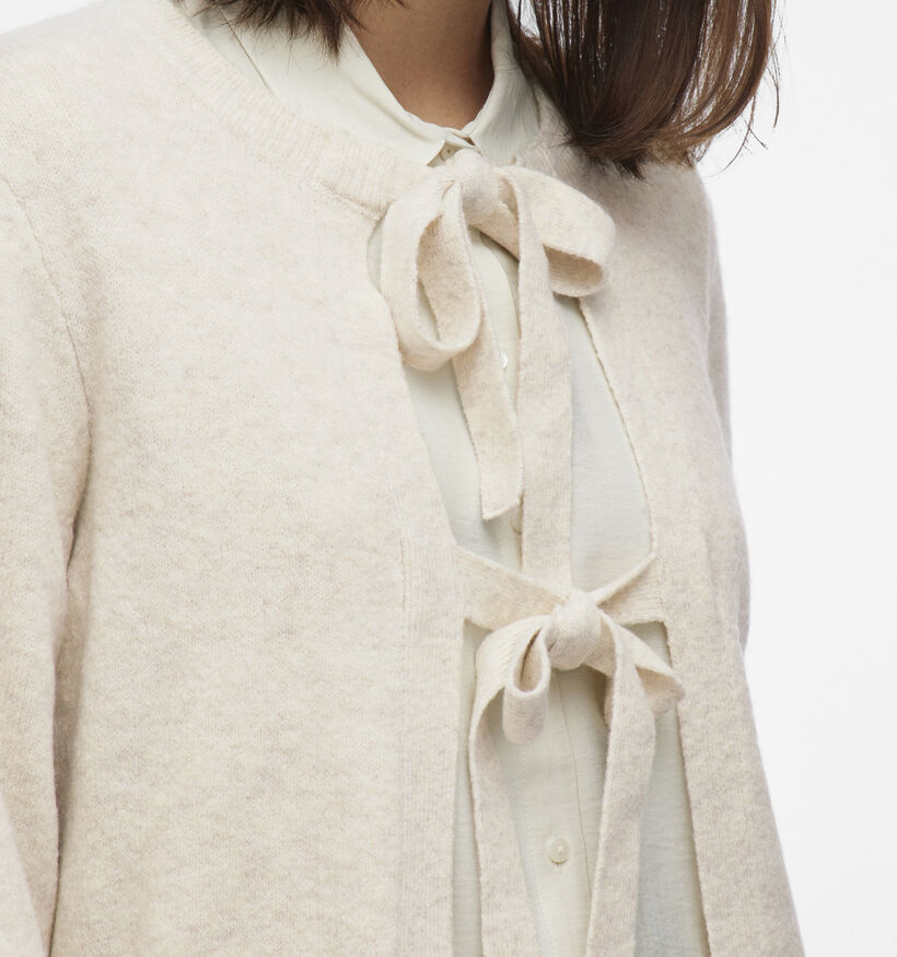 Vila Ellie Beige Gebreide cardigan voor dames (353029)