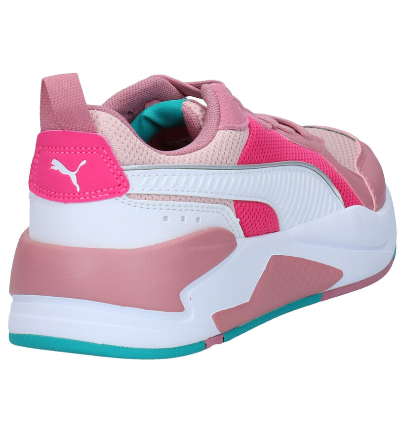 Puma X-Ray Baskets en Rose en simili cuir (276752)