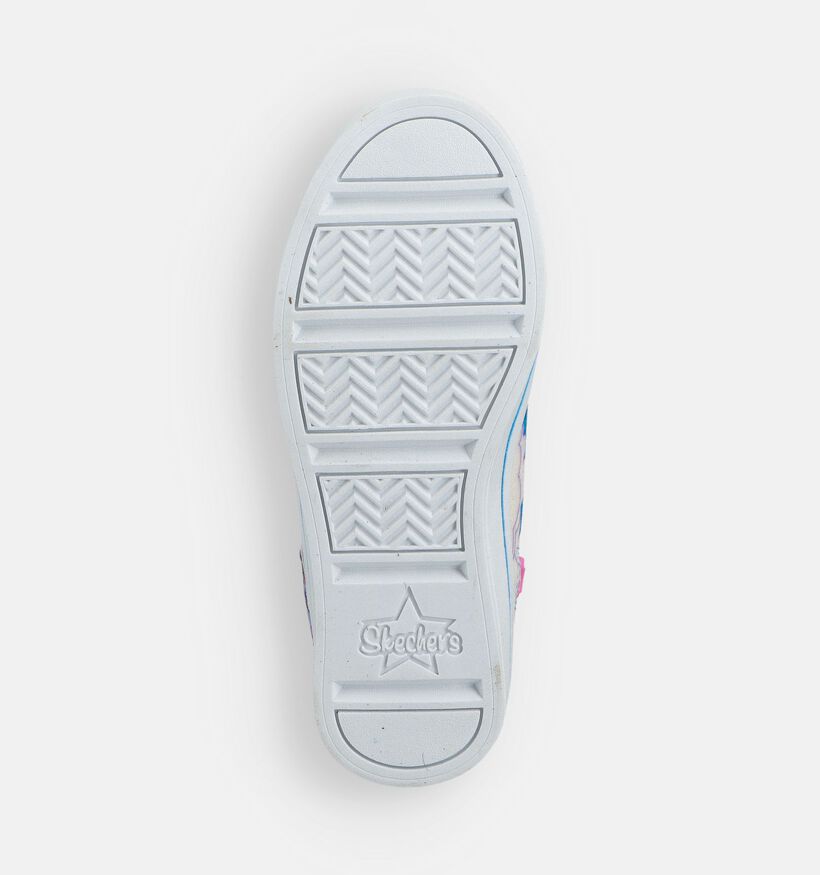 Skechers Twi-Lites 2.0 Baskets montantes en Bleu pour filles (360981) - pour semelles orthopédiques