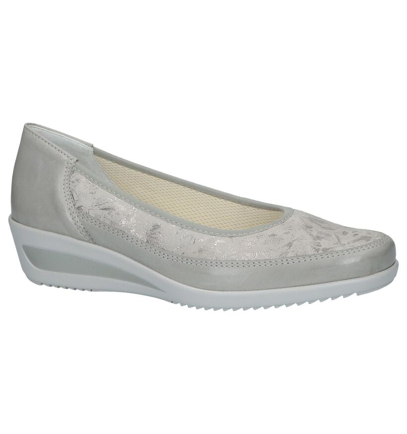 Ara Ballerines en Gris clair en cuir (217320)