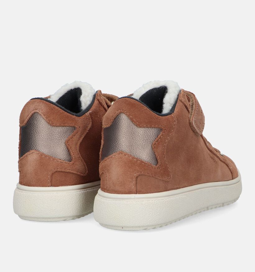 Geox Theleven Chaussures étanches en Cognac pour filles (328515) - pour semelles orthopédiques