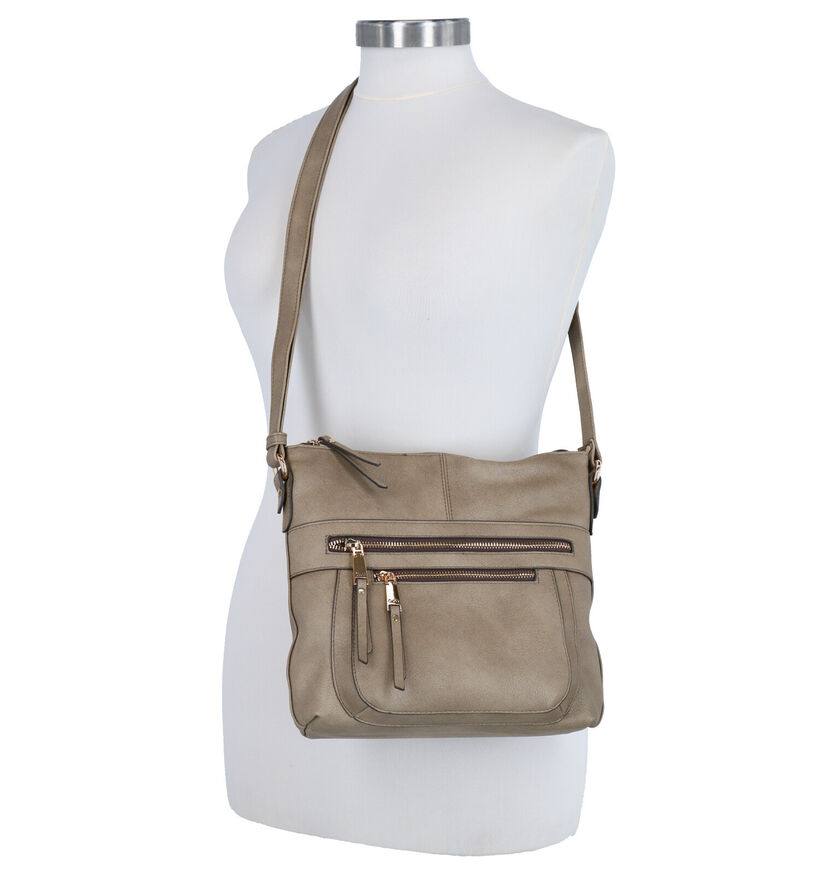 Gabor Tina Zwarte Crossbody Tas in kunstleer (279651)